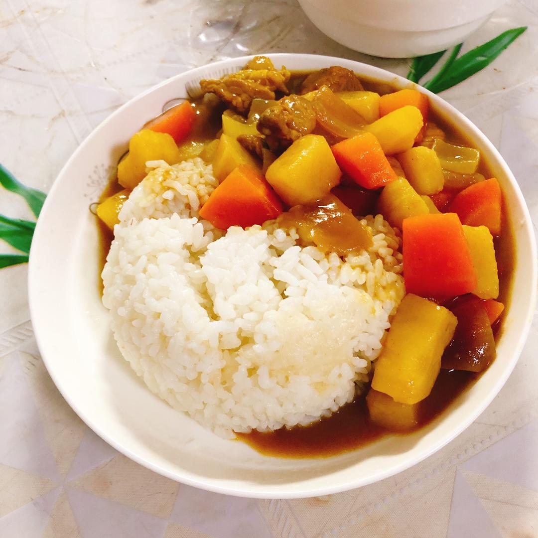 土豆咖喱鸡肉饭