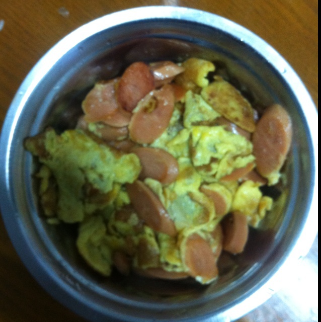 火腿肠炒蛋