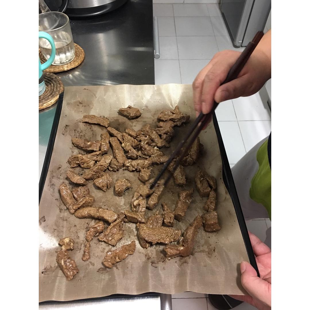 烤箱版牛肉干（生烤）