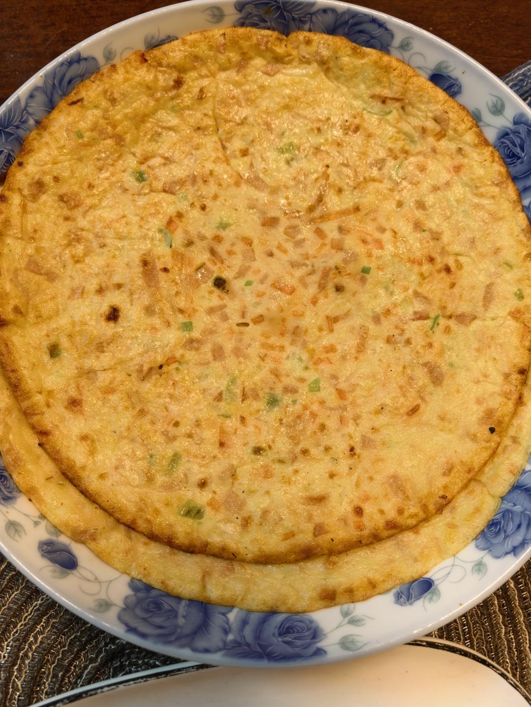 软软咸香鸡蛋饼（超详细）