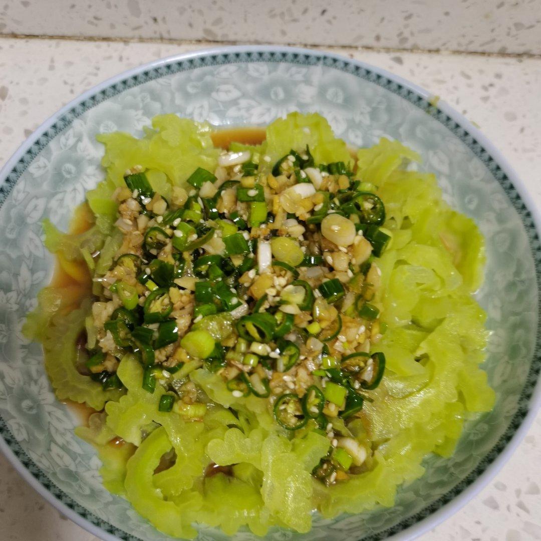 不苦的凉拌苦瓜