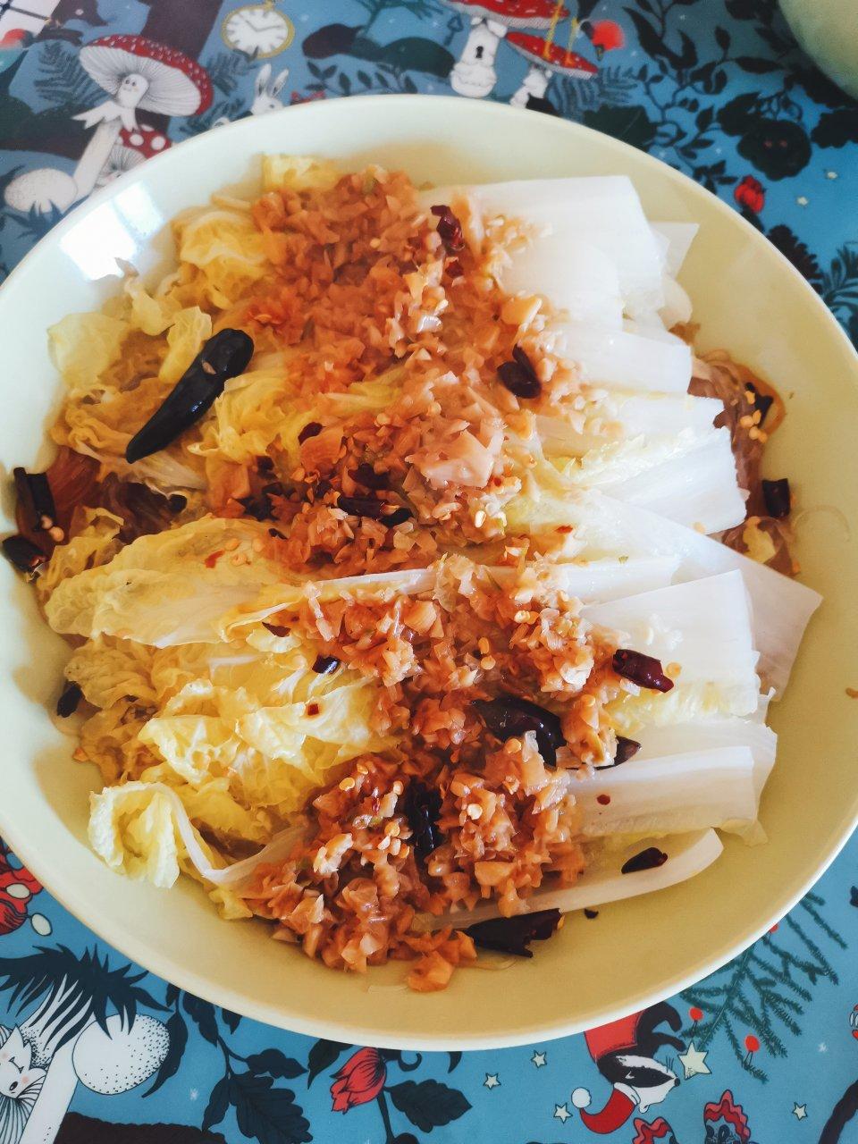 多汁粉丝蒸娃娃菜