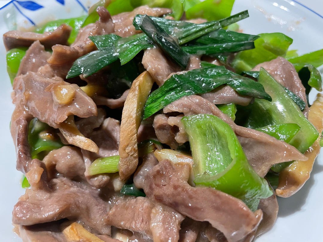 爆炒猪舌