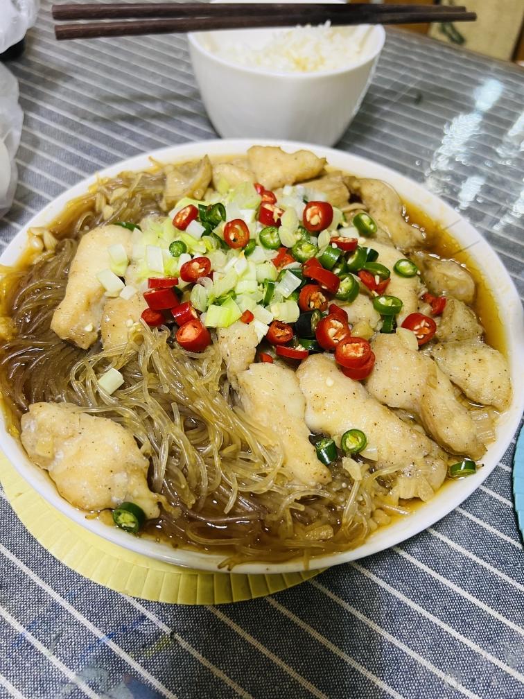 蒜香粉丝龙利鱼的做法