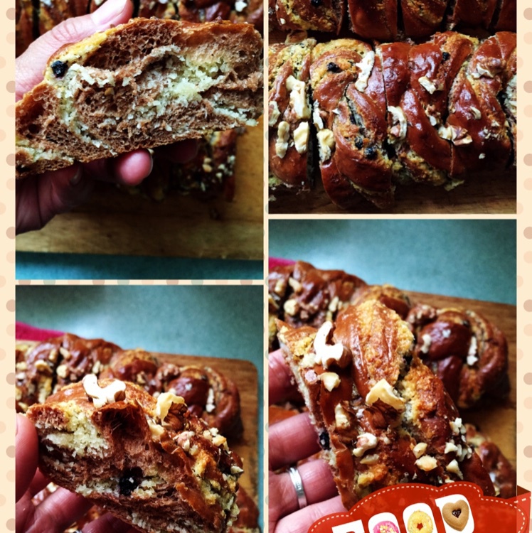 可可椰蓉辫子包