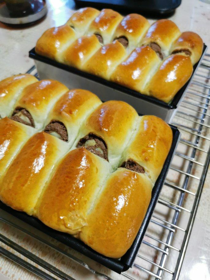 抹茶奶酥小金砖（70%中种吐司）