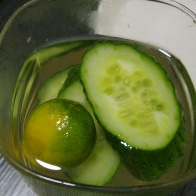 黄瓜柠檬水