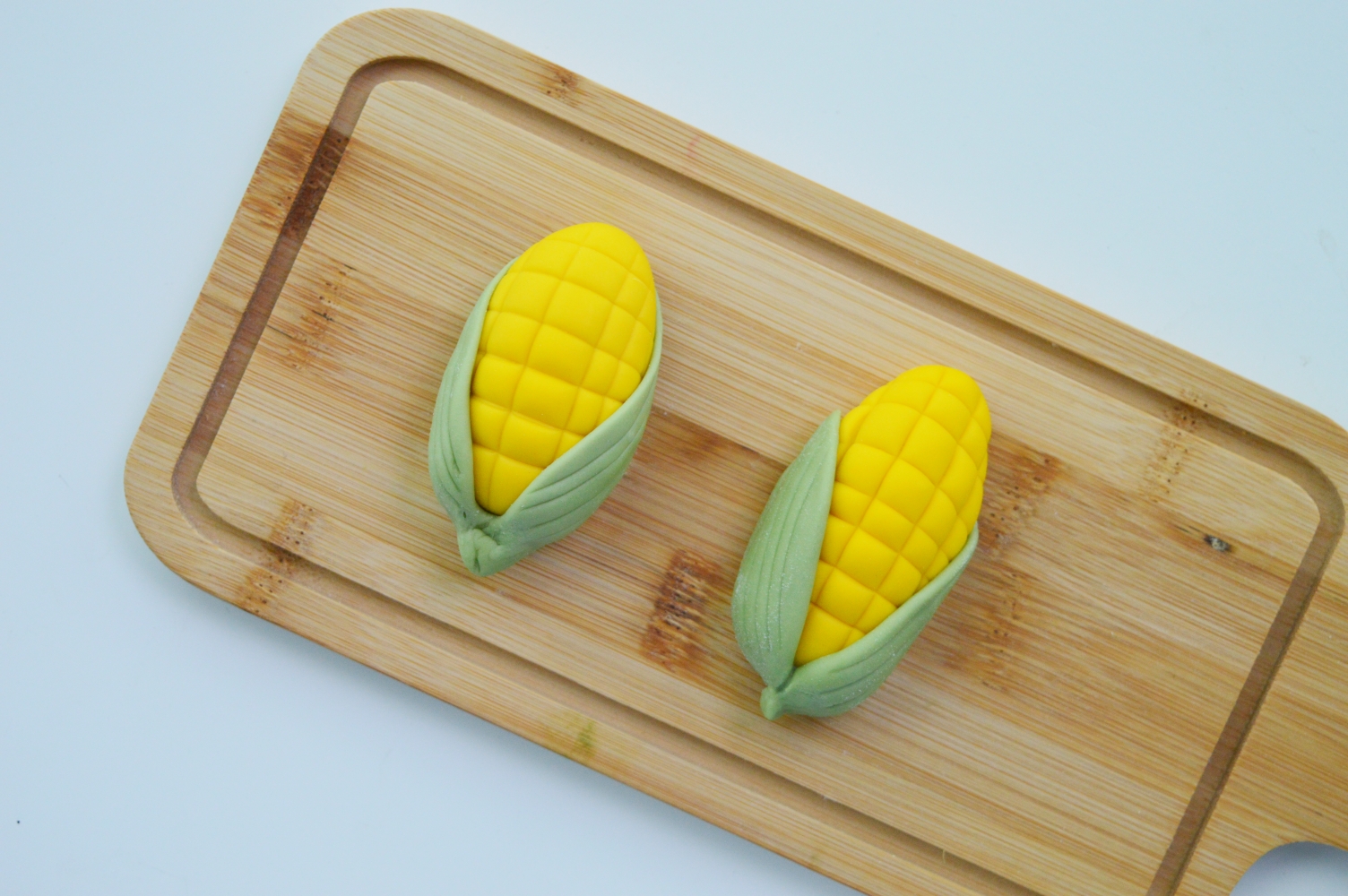 玉米造型馒头的做法