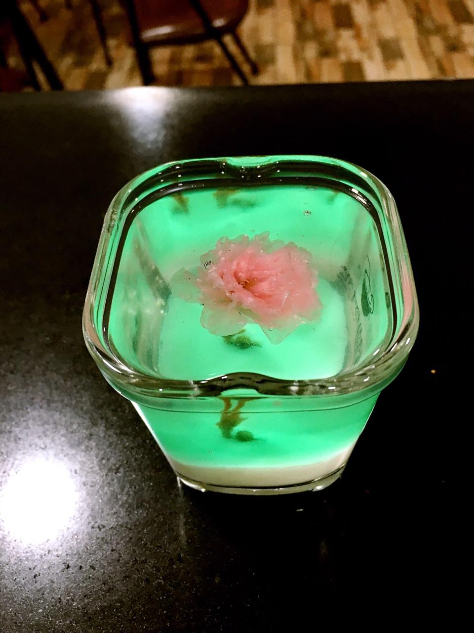 樱花玫瑰布丁的做法