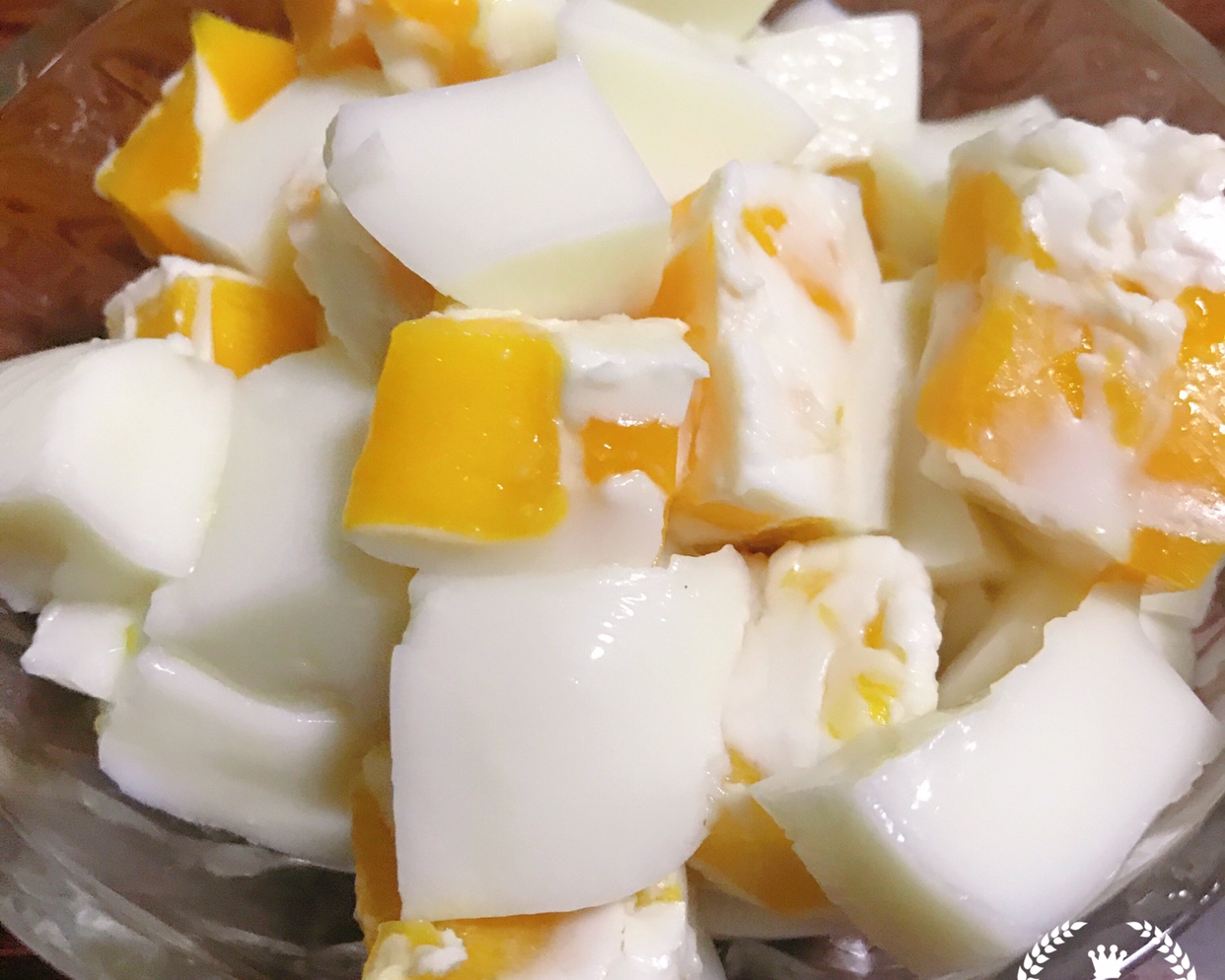 【芒果椰子奶冻➕椰蓉】——椰子不浪费的做法