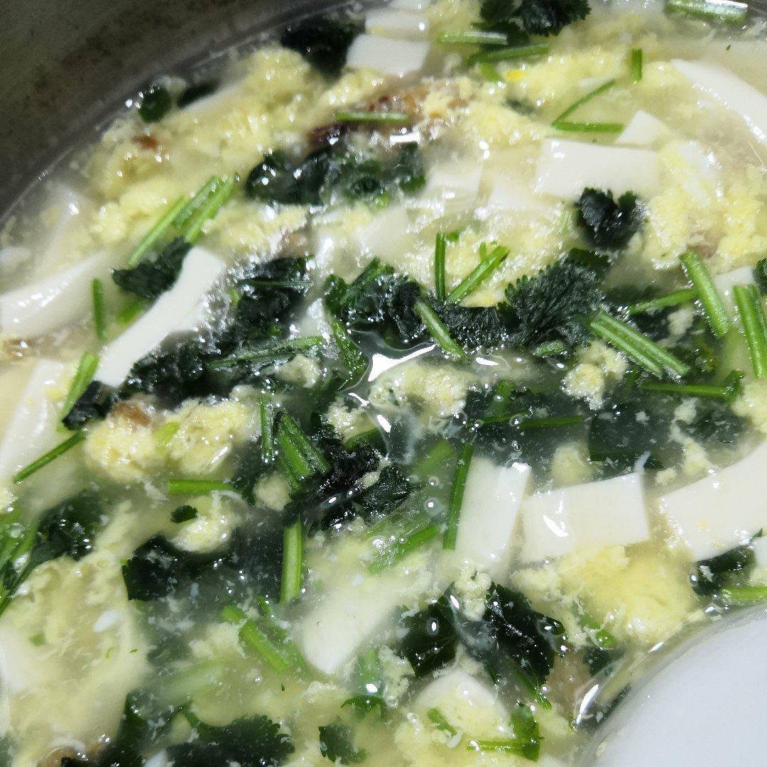 香菜豆腐羹