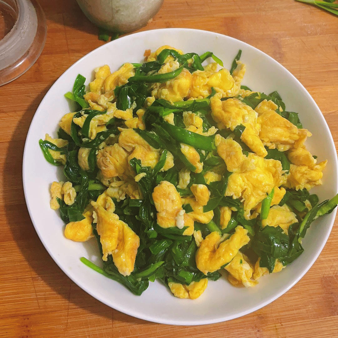韭菜炒鸡蛋——三分钟快手下饭菜 掌握火候的秘诀