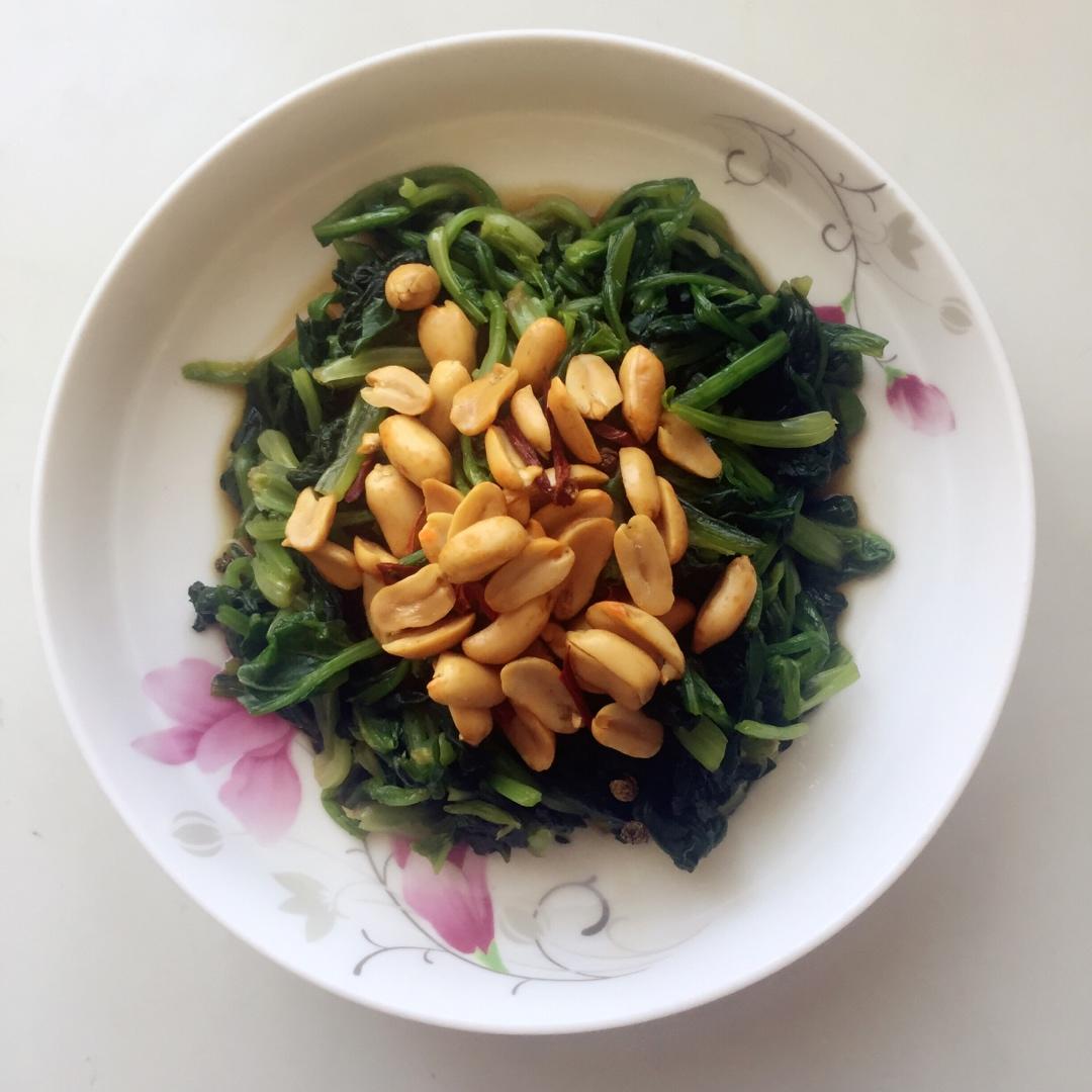 凉拌菠菜