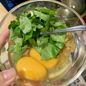 菜脯炒蛋，热带风味萝卜干煎蛋，比煎蛋还简单的下饭菜，三分钟快手菜，零调味的做法 步骤2