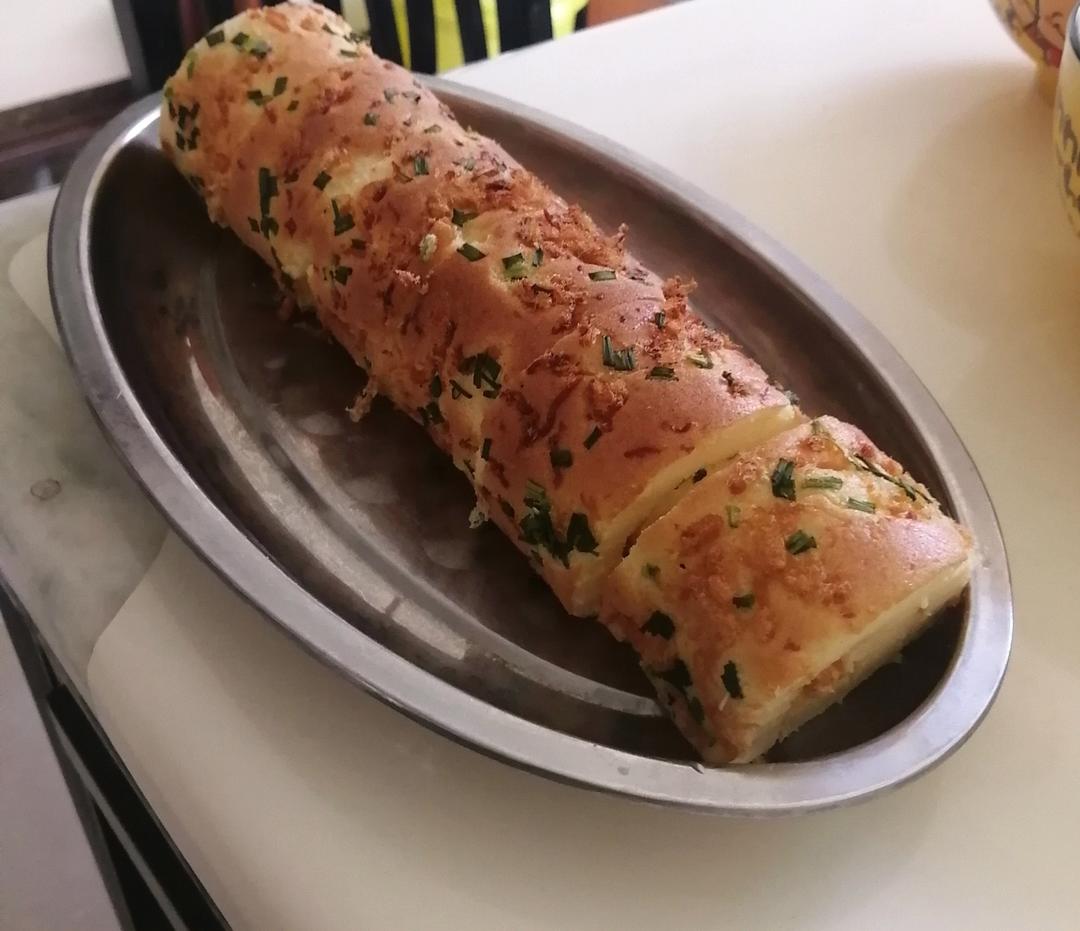 香葱肉松蛋糕卷-绵软细腻/可盐可甜