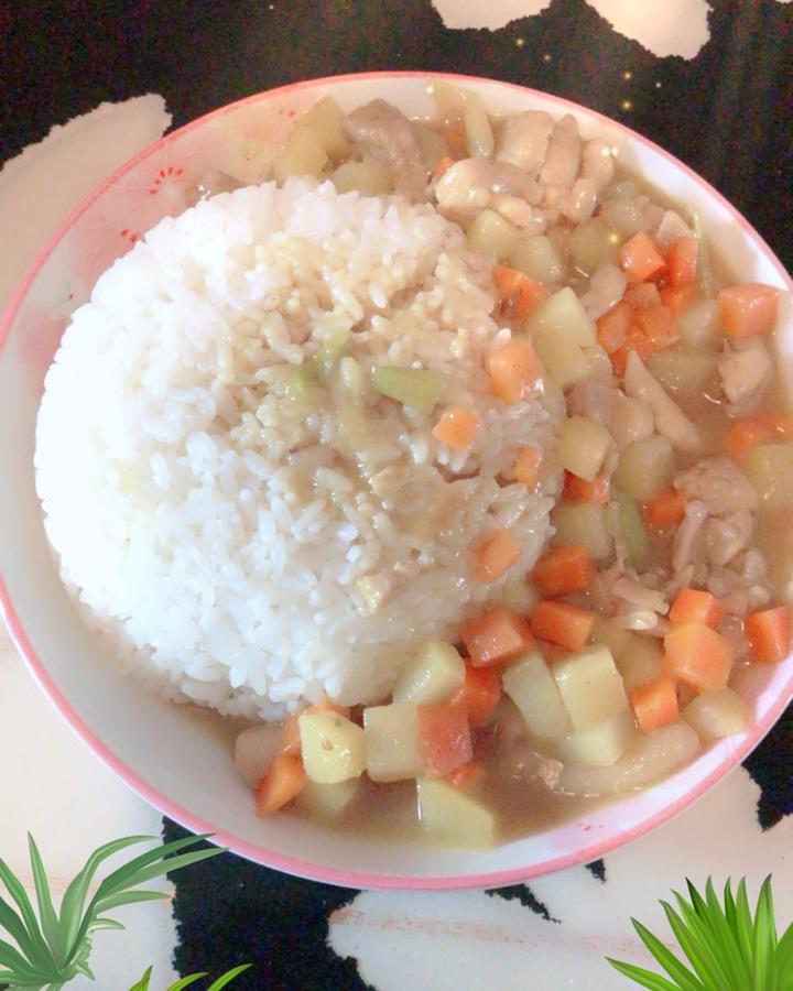 咖喱鸡肉（土豆多多）