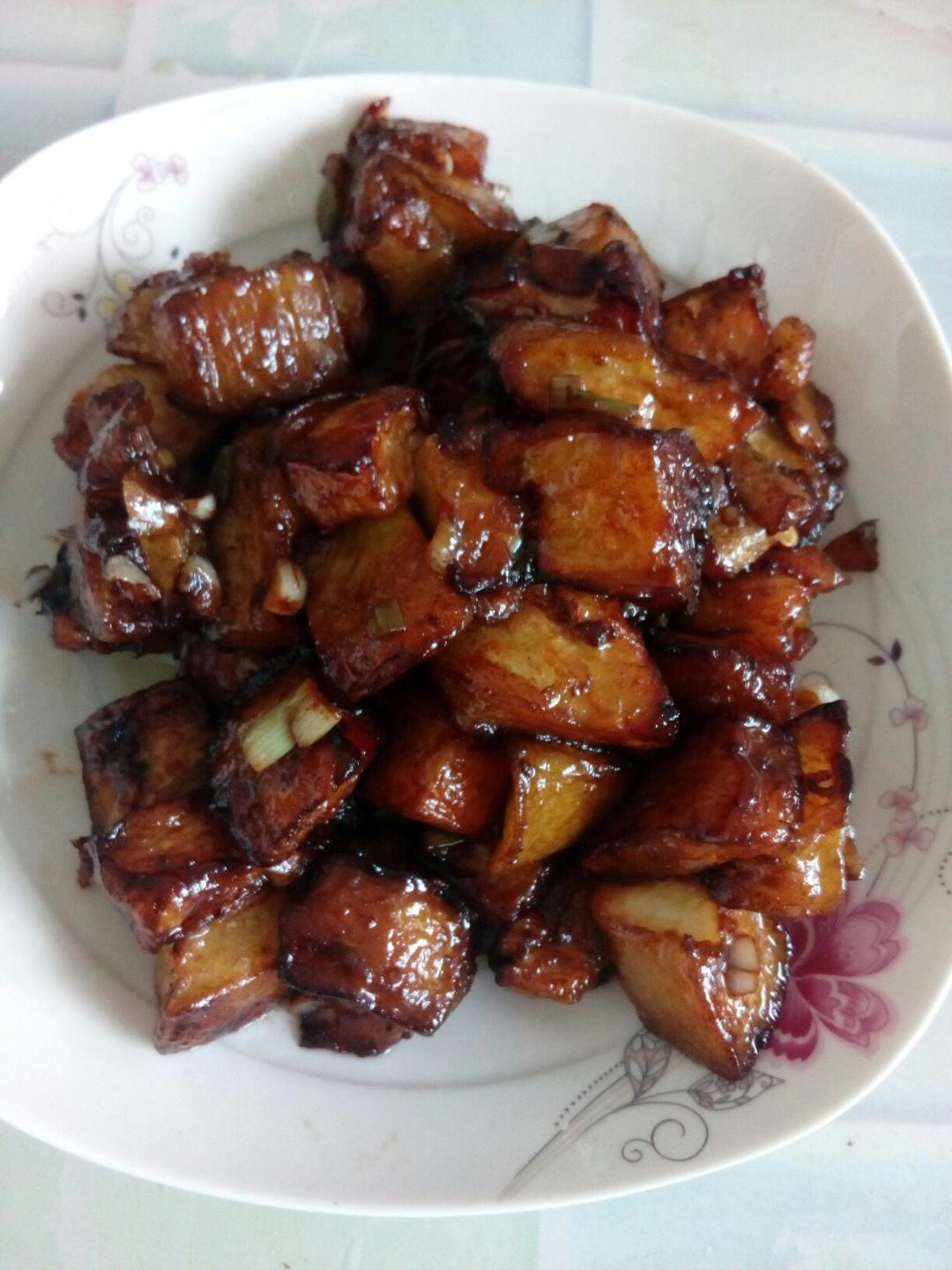 酱爆茄子（有两段视频）