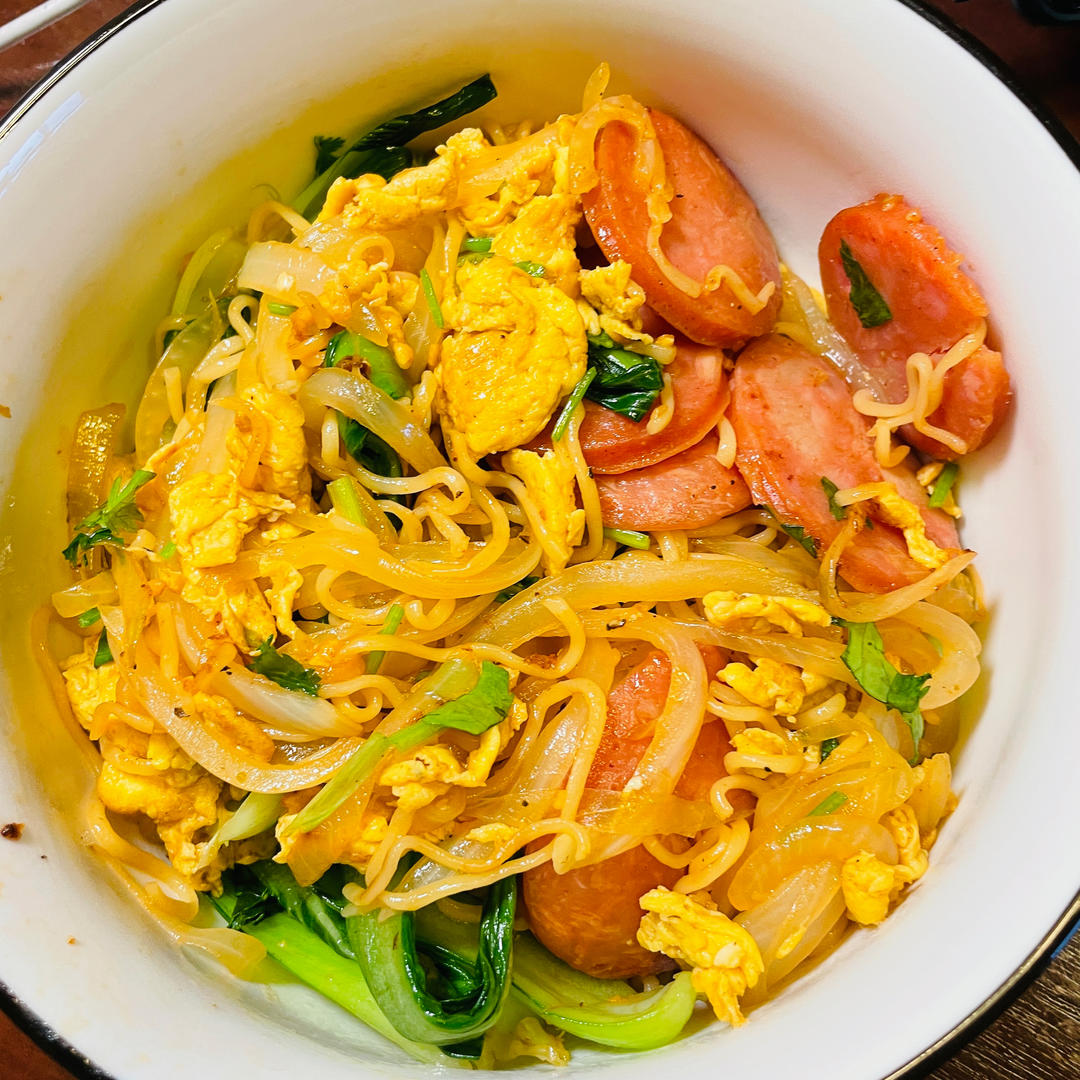 秒杀路边摊✨好吃到没朋友‼️懒人炒方便面🍜