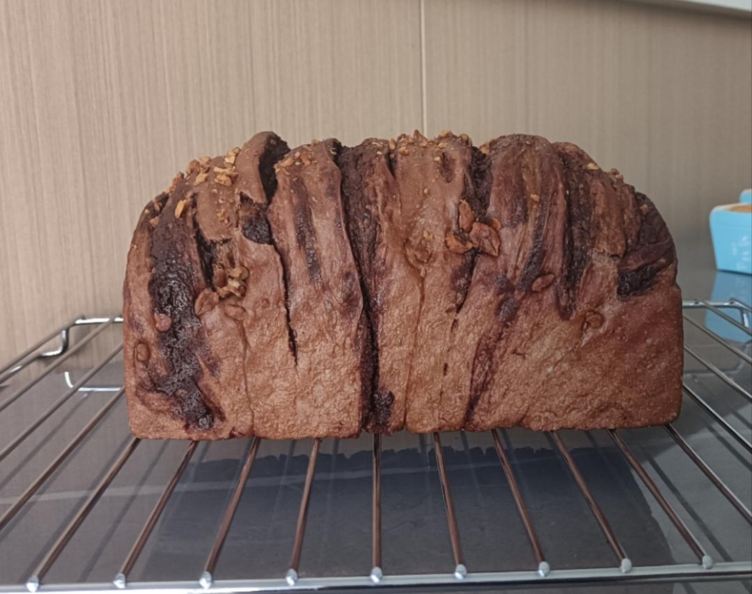 保姆级手揉巧克力吐司教程