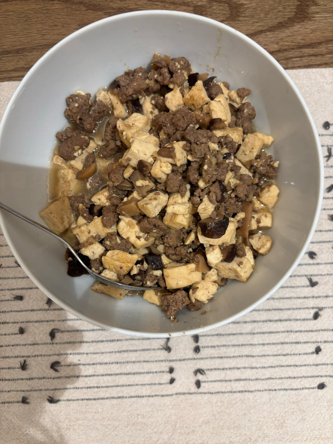 肉末嫩豆腐｜嫩滑口感爽口！这道快手菜超级下饭！！（减脂少油版）