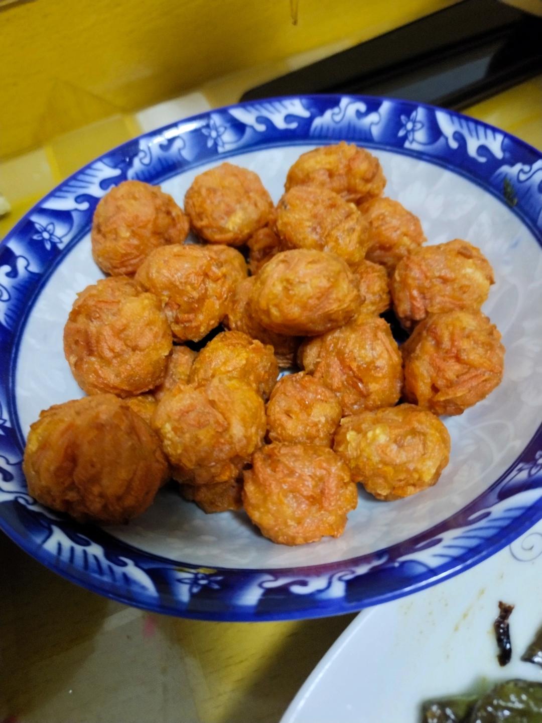 炸素丸子