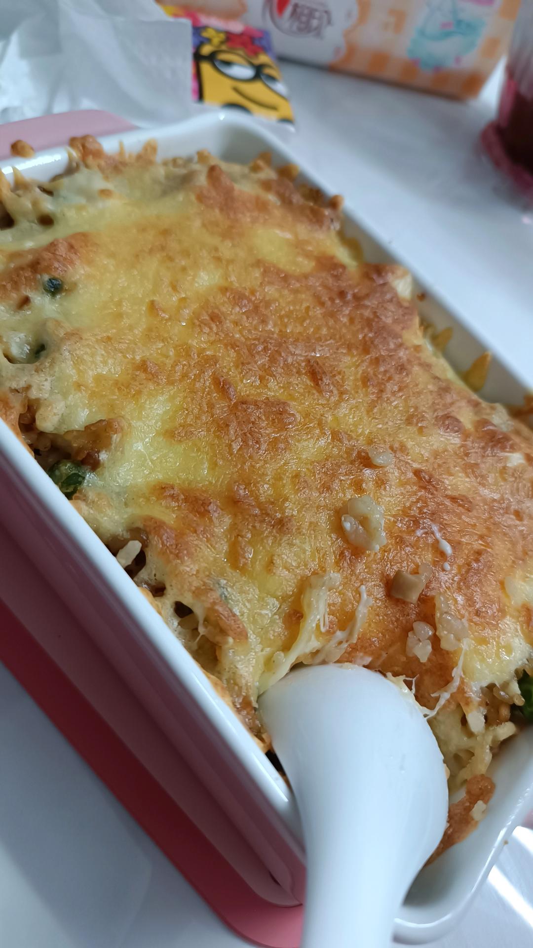 海鲜芝士焗饭（零失败超简单）