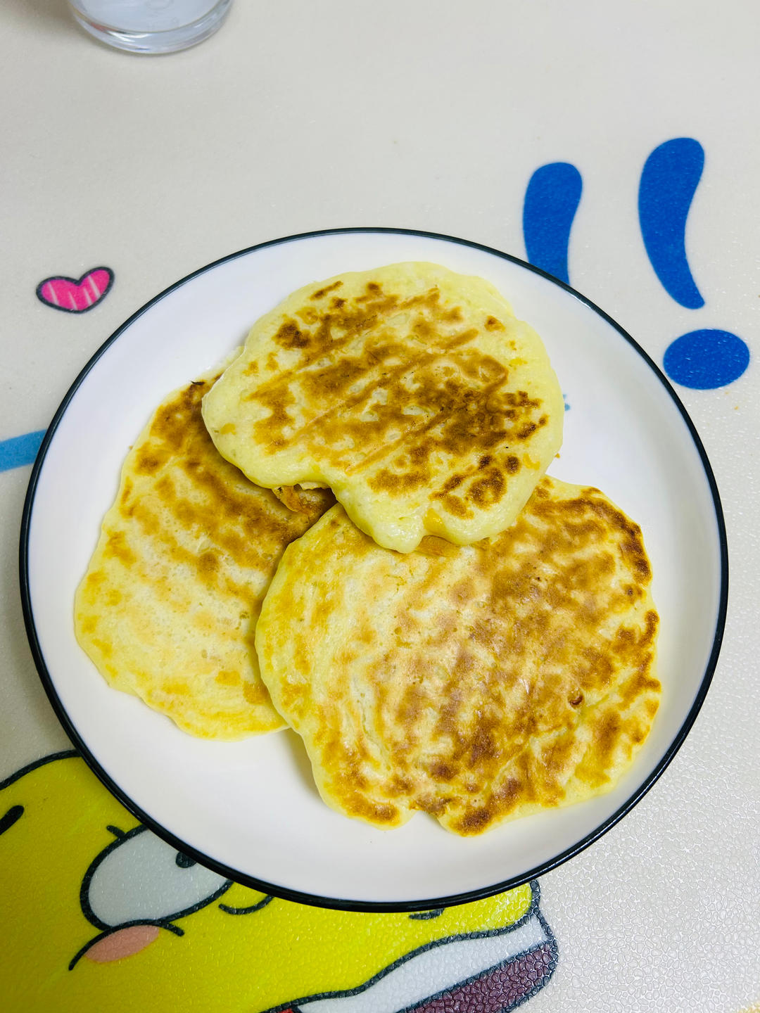 最最简单的‼️软灿灿的无油小饼【消耗剩米饭】