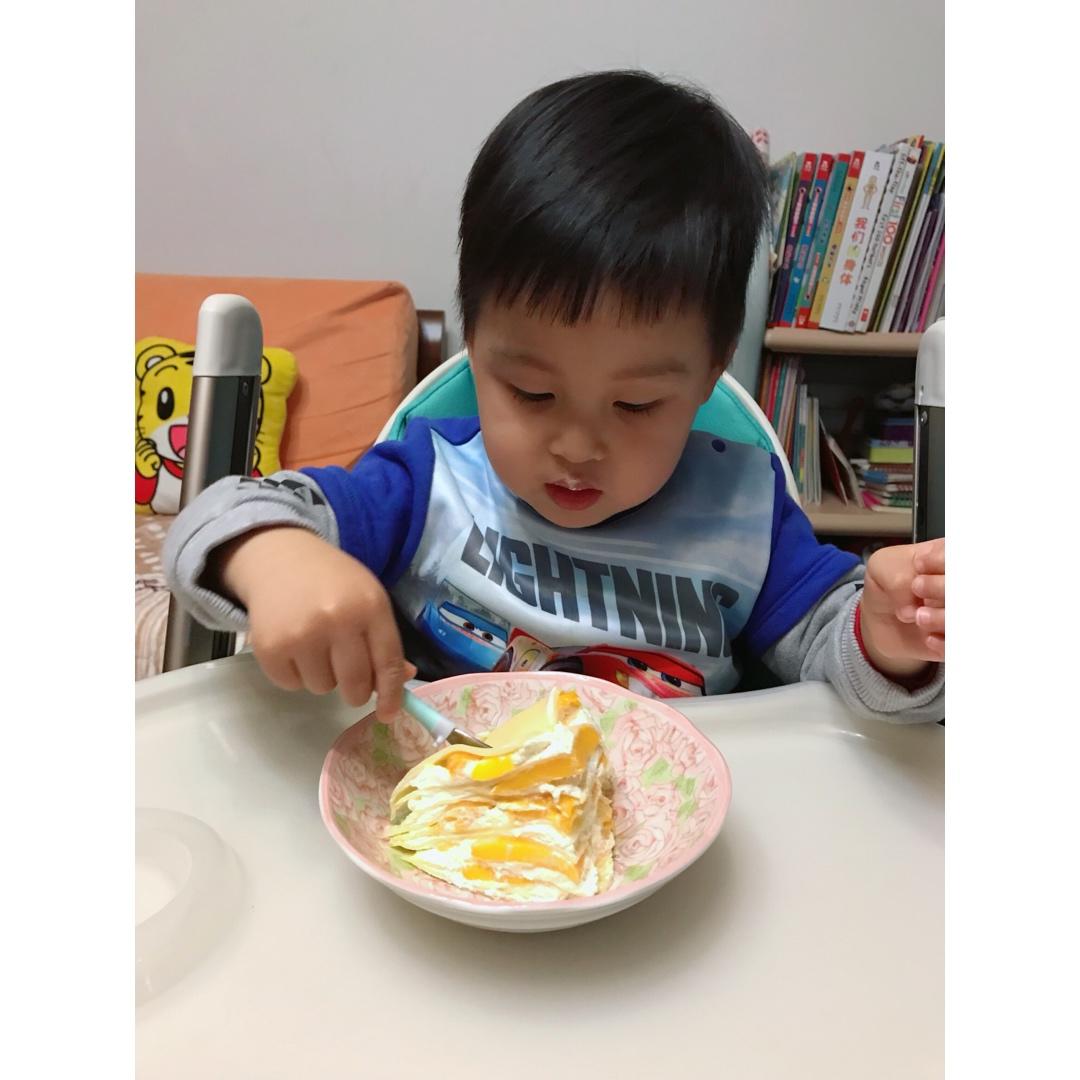 芒果千层蛋糕，100%成功告别煎皮无能