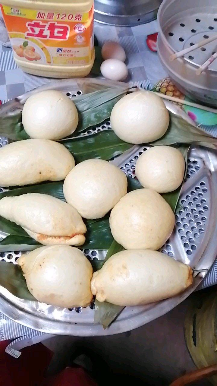 鸡蛋馒头（用动图告诉你它有多松软）
