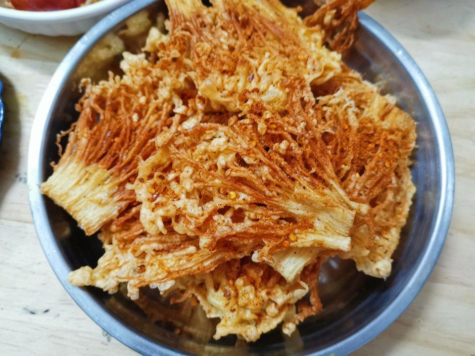 酥炸金针菇