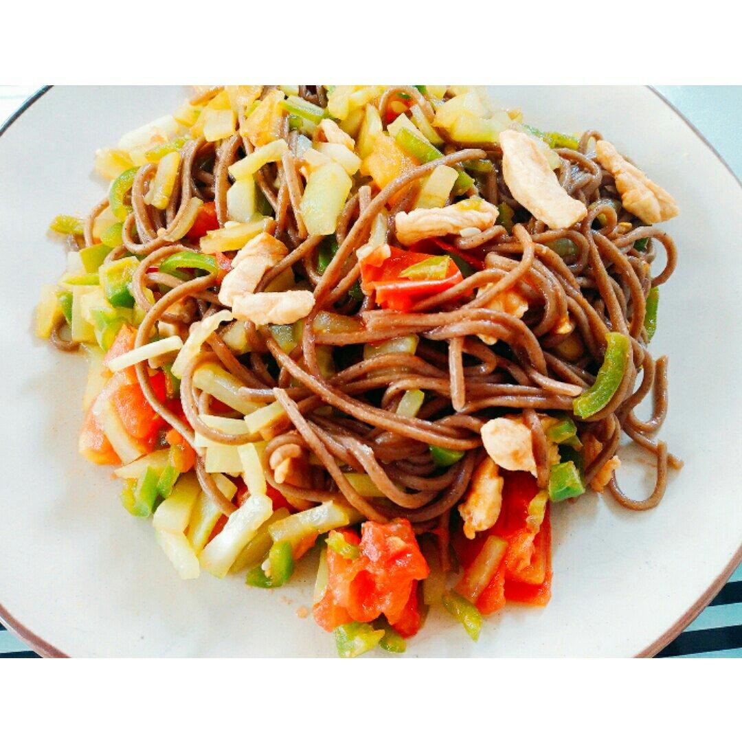 素炒荞麦面