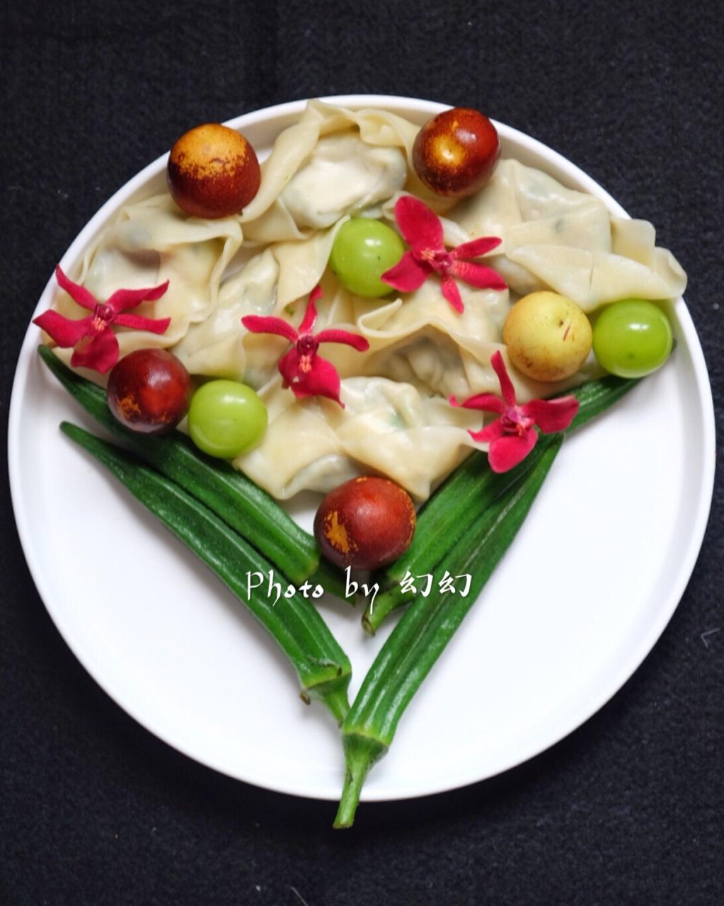 大馄饨花束摆盘