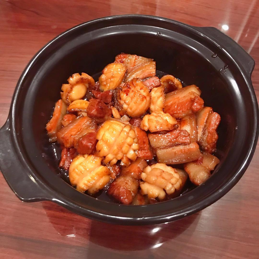 过年硬菜【鲍鱼红烧肉】