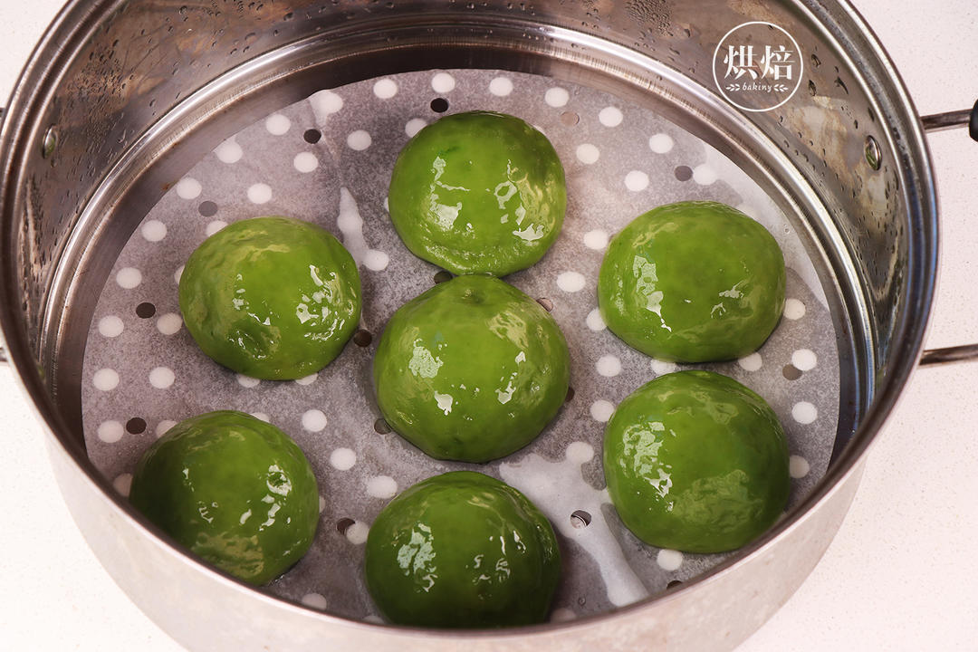 清明网绿榴莲青团 冰激凌口感超过瘾!的做法 步骤18