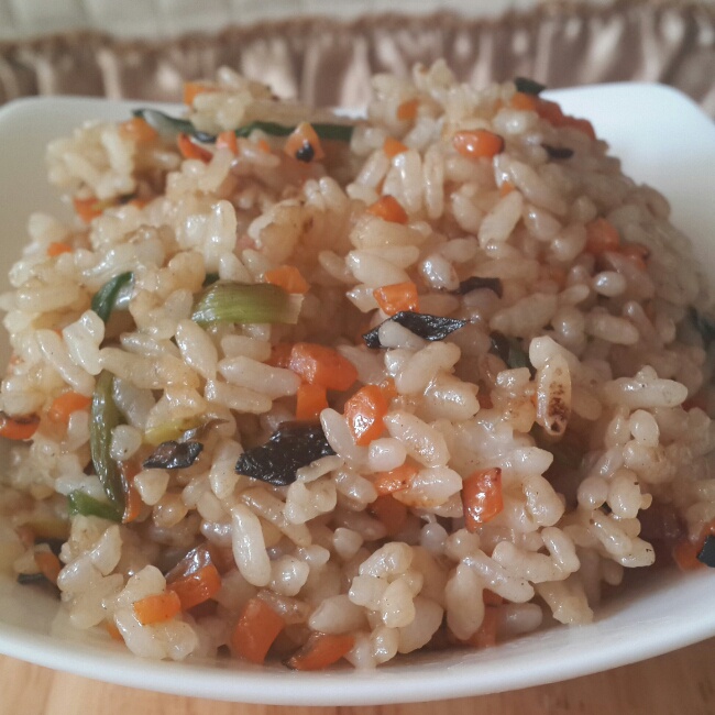 素炒米饭