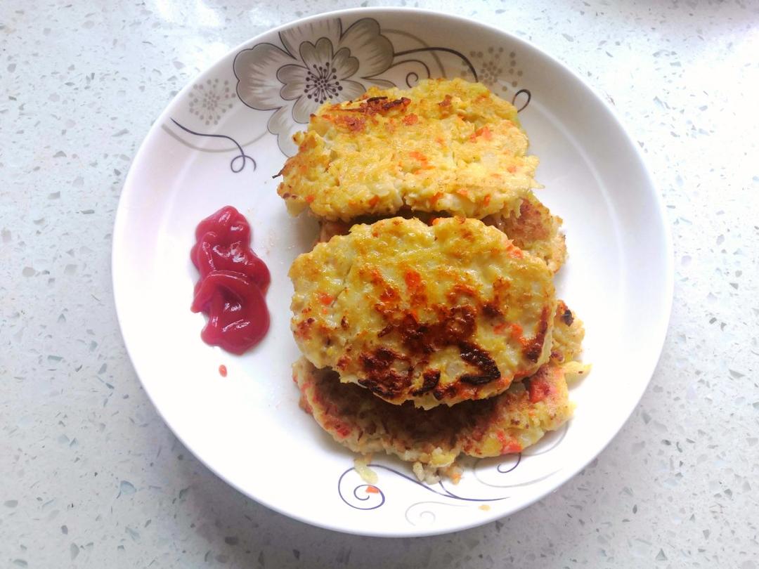 【蔬菜鸡肉饼】