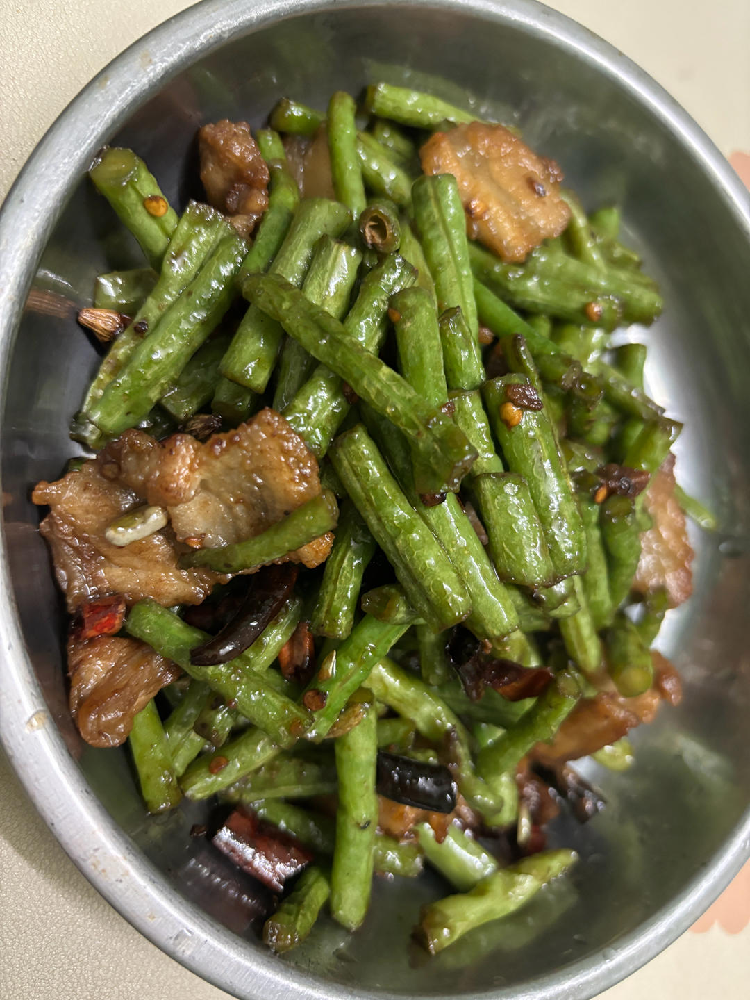 干煸豆角炒肉