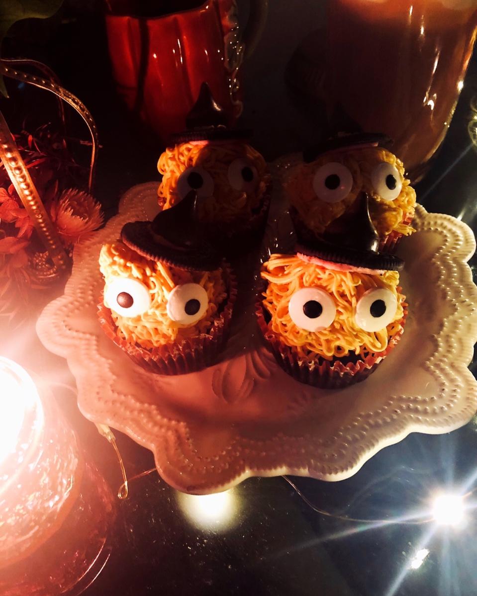 万圣节鬼怪蛋糕 超软巧克力马芬/阿猪烘焙视频：特别篇