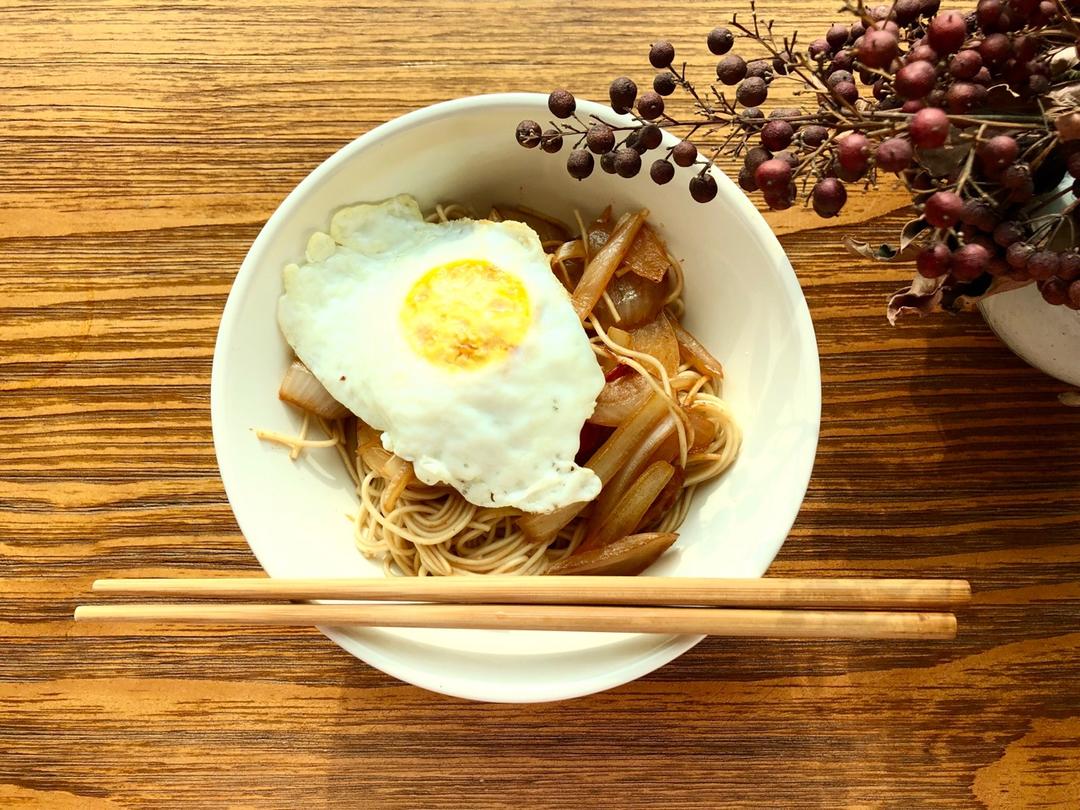 快手挂面荷包蛋---懒人版