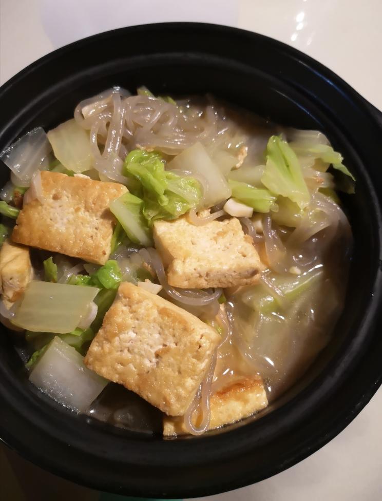 白菜粉条炖豆腐