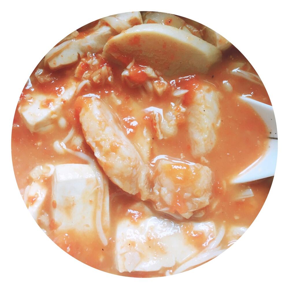 龙利鱼豆腐煲