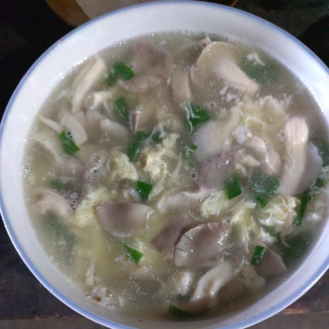 平菇蛋花汤