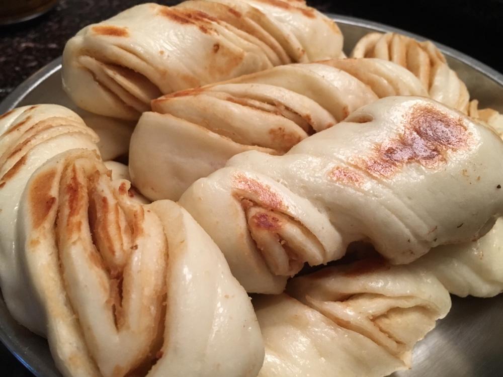 粘卷子