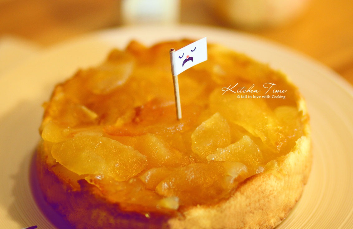 焦糖苹果翻转蛋糕