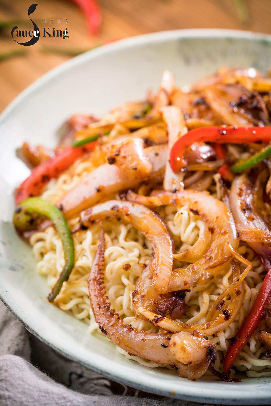 家常小炒鱿鱼  2-3人份的做法