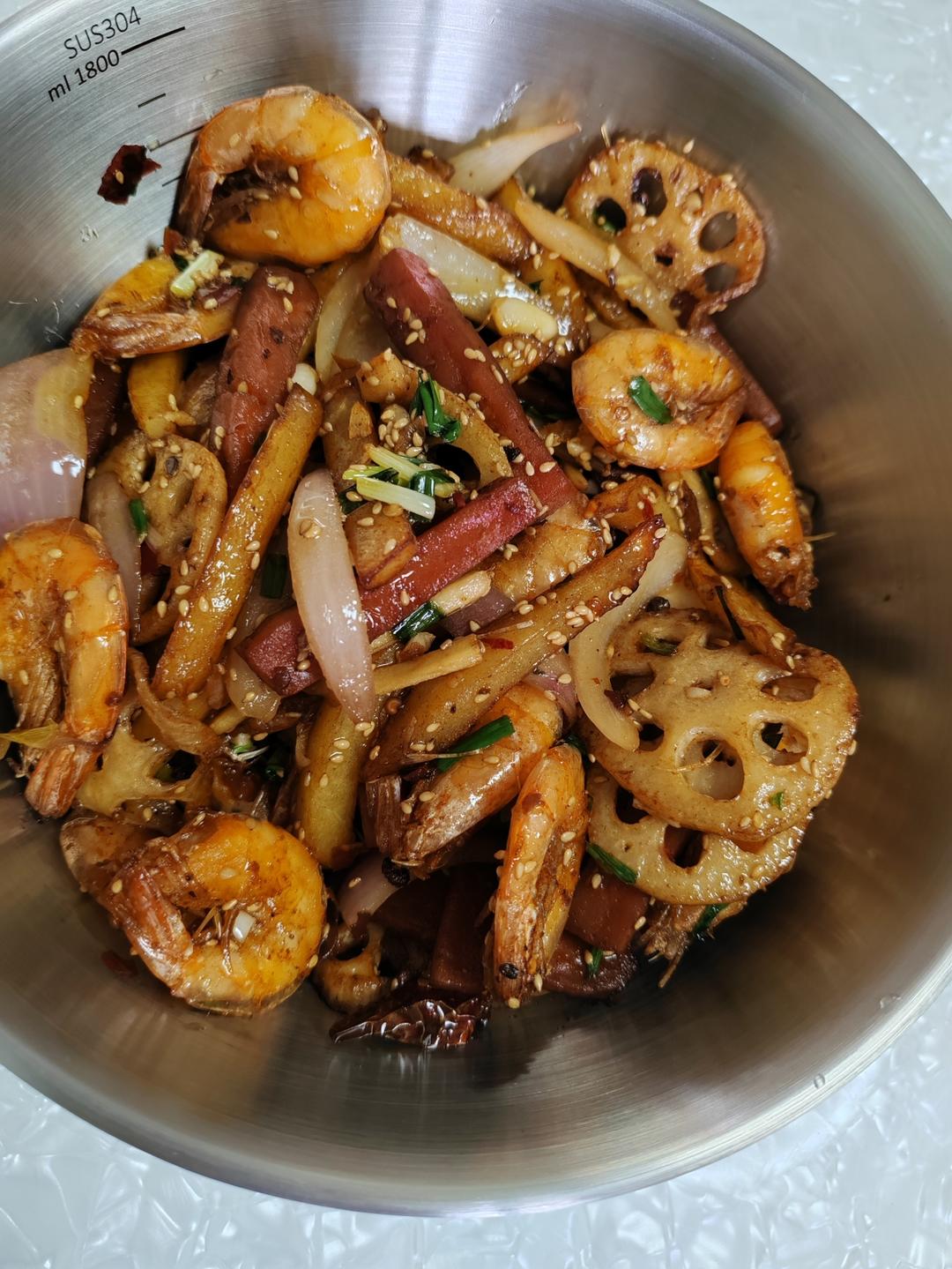 干锅虾虾（最详细的图文解说）