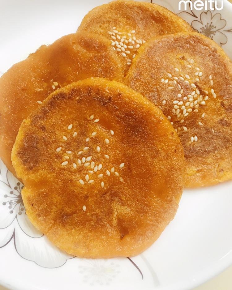 zita美眉做的黄金南瓜饼