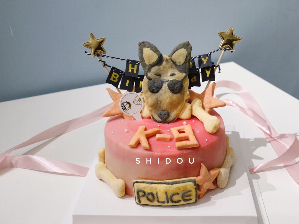 【宠物】狗狗生日蛋糕附芝士饼干