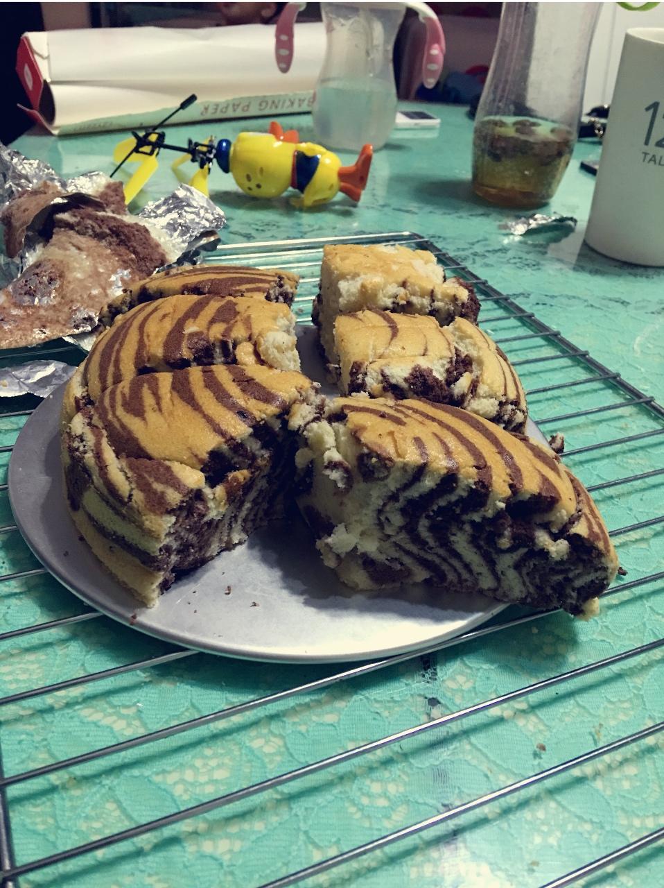 斑马纹酸奶蛋糕