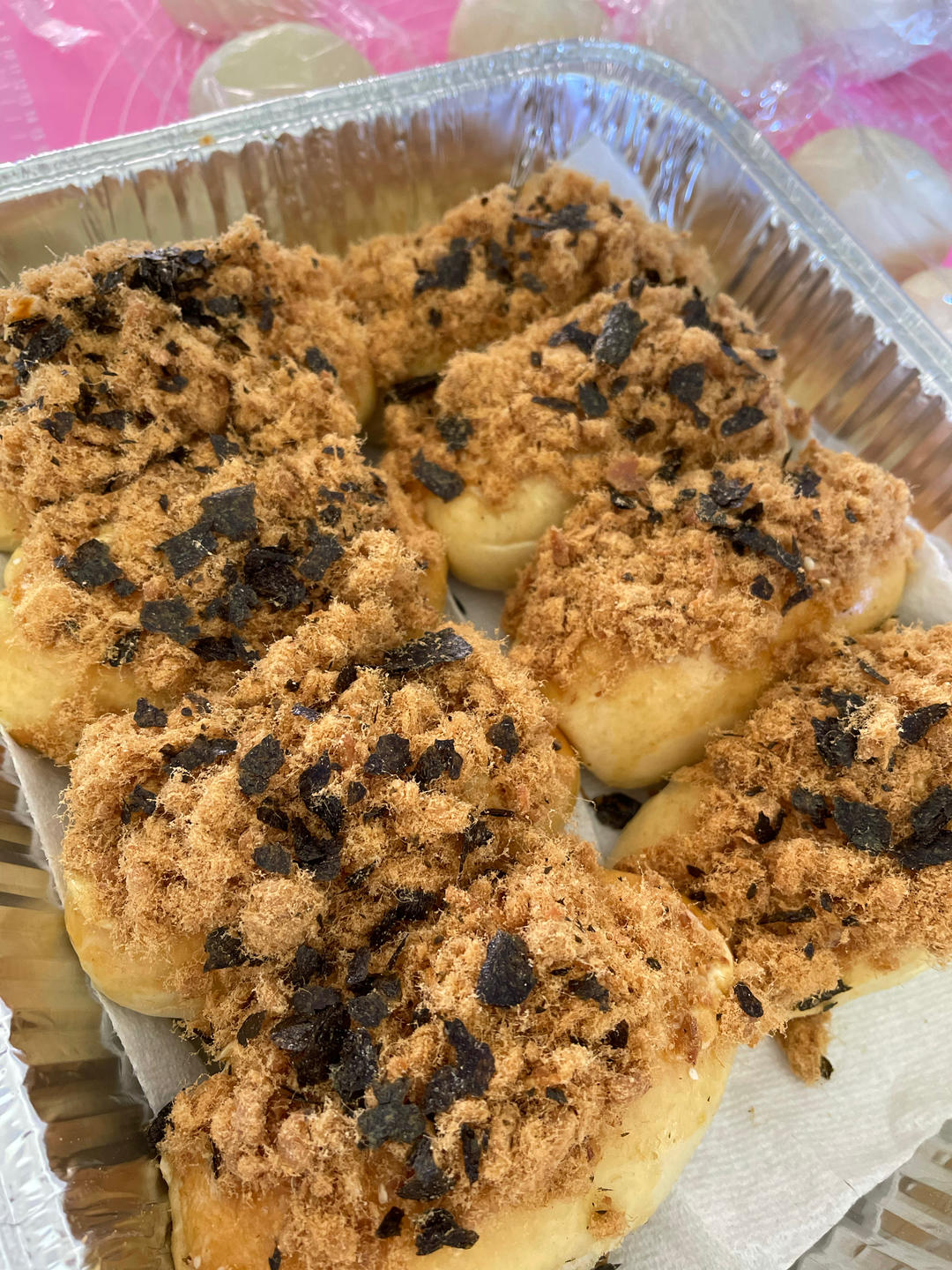 爆浆肉松包 ‼️（附自制肉松教程）